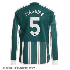 Manchester United Harry Maguire #5 Replik Auswärtstrikot 2023-24 Langarm